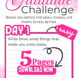 7 Days Gratitude Challenge - Easy