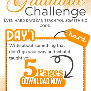 7 Days Gratitude Challenge – Hard